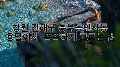창원 진해구 충무동/인사동 용달이사 🚚💨 똑똑하게 고르는 법!